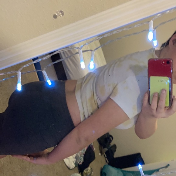 Yellow and white ty die shirt - Picture 4 of 4